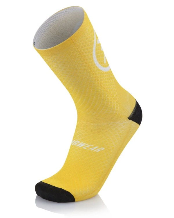SKARPETKI MB FUN SMILE EVO YELLOW L/XL
