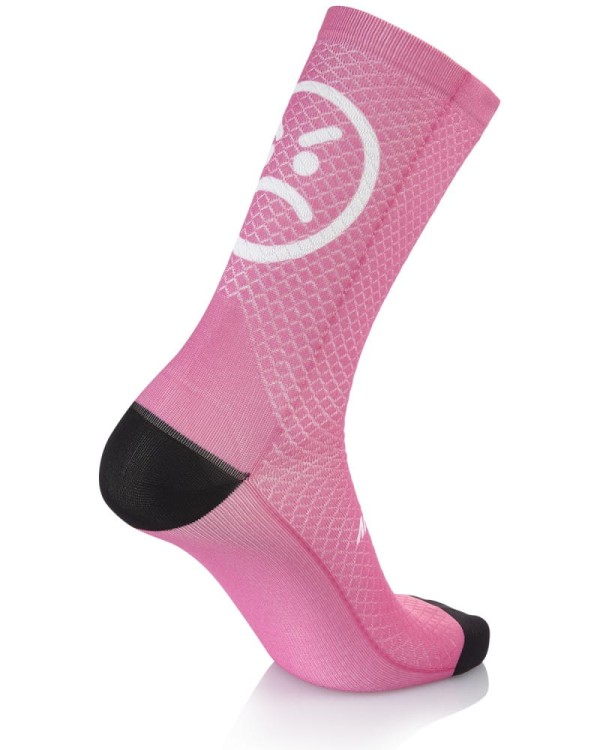 SKARPETKI MB FUN SMILE EVO PINK L/XL