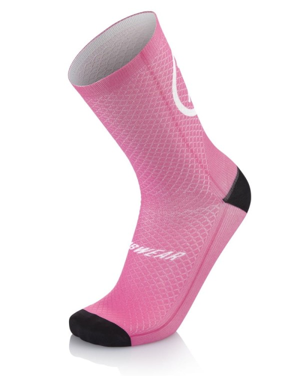 SKARPETKI MB FUN SMILE EVO PINK L/XL