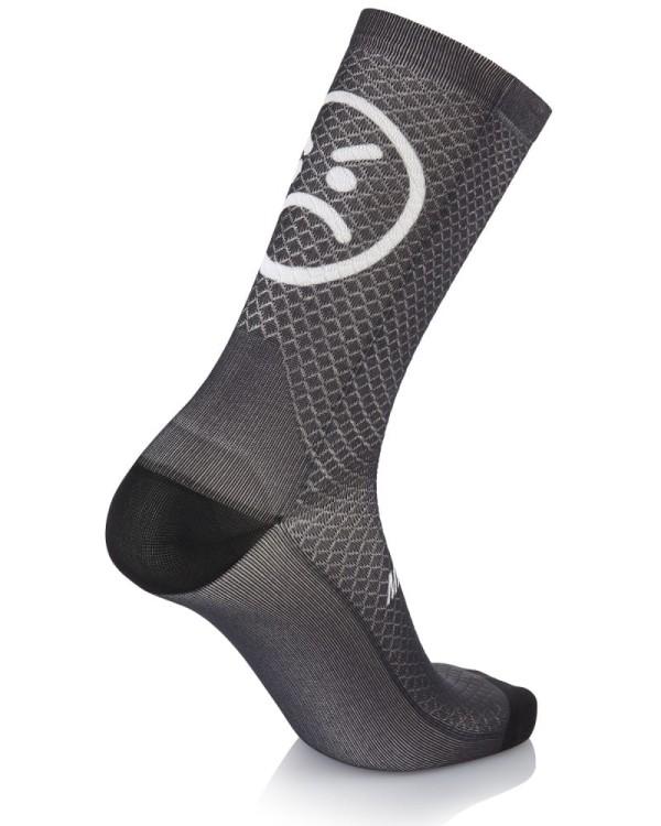 SKARPETKI MB FUN SMILE EVO GREY L/XL