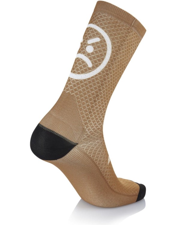 SKARPETKI MB FUN SMILE EVO BROWN L/XL