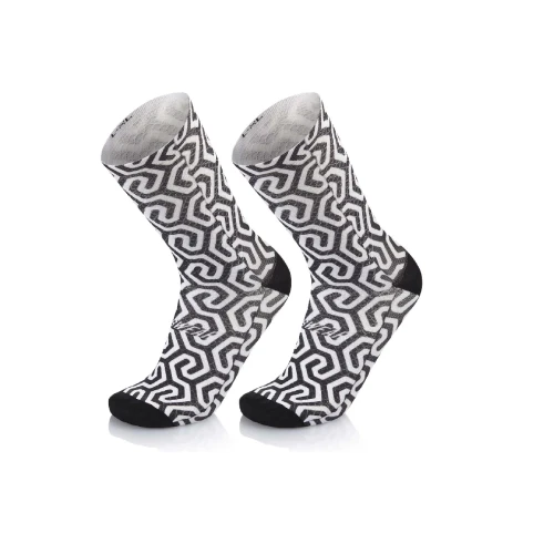 SKARPETKI MB FUN EVO BLACK AND WHITE L/XL