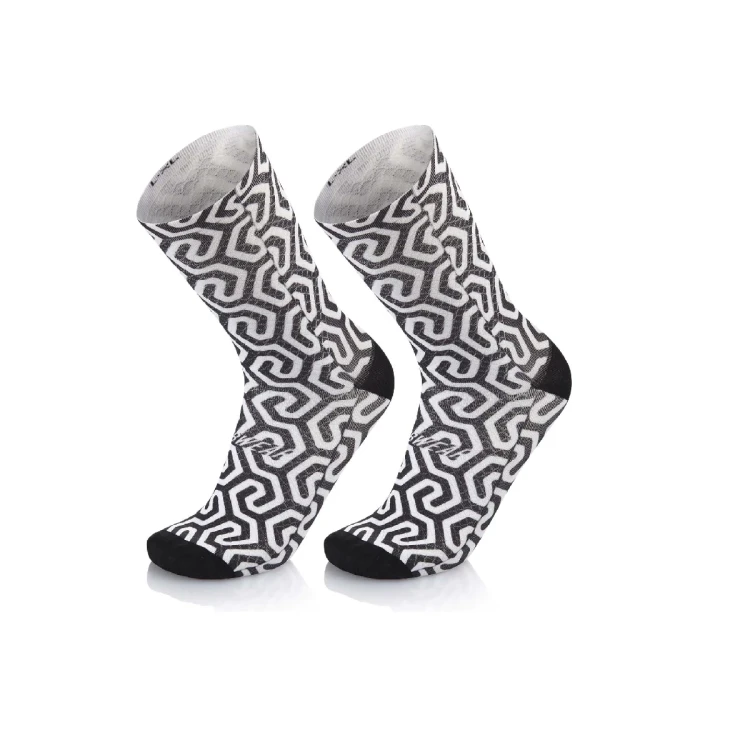 SKARPETKI MB FUN EVO BLACK AND WHITE L/XL