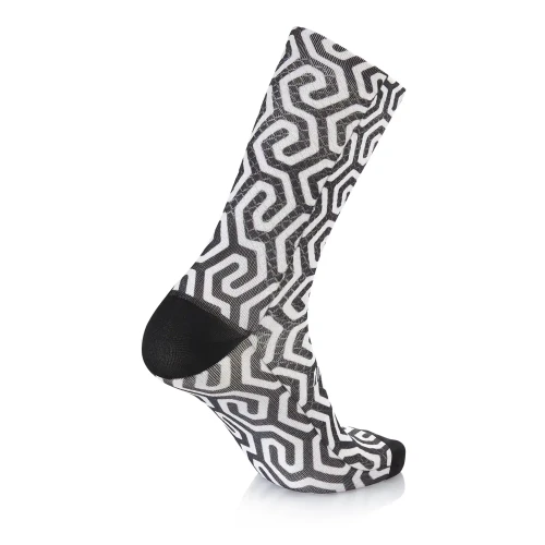 SKARPETKI MB FUN EVO BLACK AND WHITE L/XL