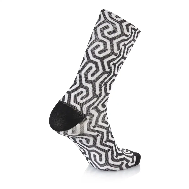 SKARPETKI MB FUN EVO BLACK AND WHITE L/XL