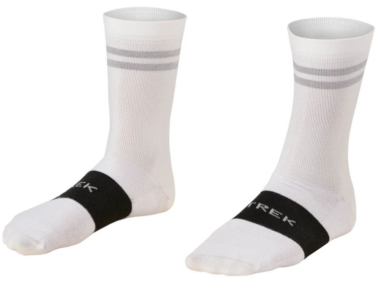 SKARPETKI TREK RACE RAFLECTIVE CREW XL (45-47+) WHITE