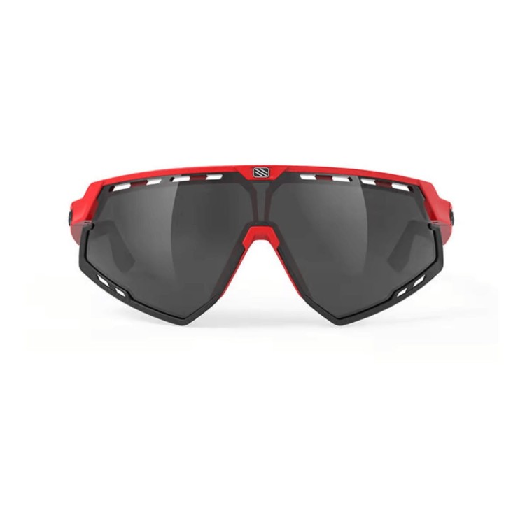OKULARY RUDY DEFENDER FIRE RED MATTE - SMOKE BLK