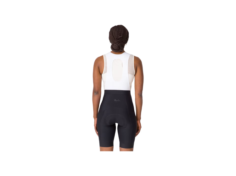 Damskie krótkie spodenki rowerowe z szelkami Rapha Core S