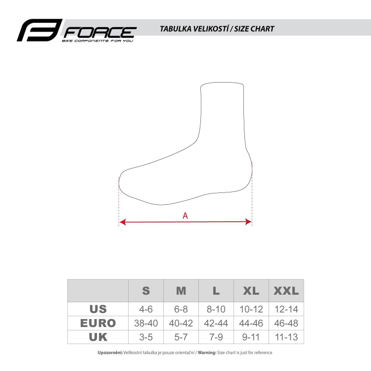 OCHRANIACZE NA BUTY FORCE PU DRY MTB S BLACK