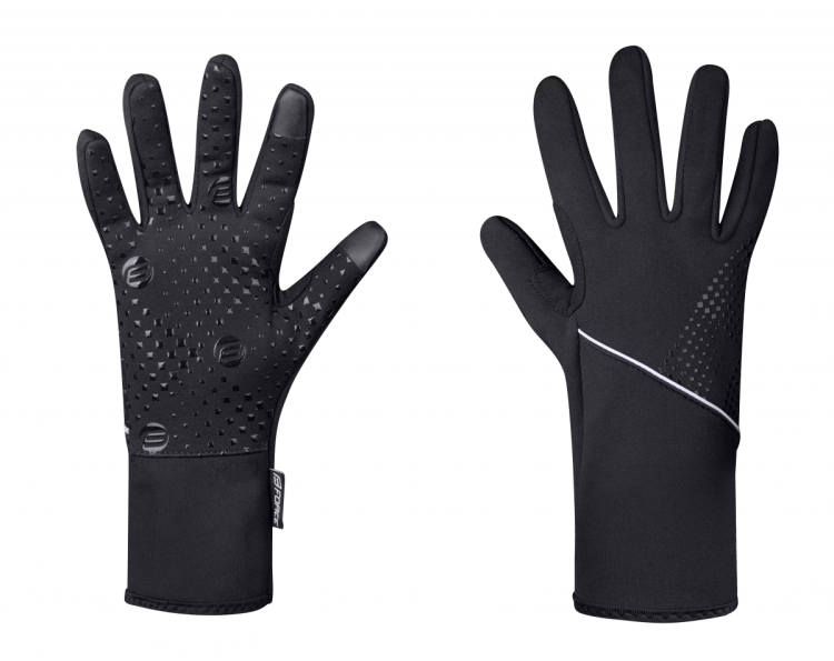 RĘKAWICZKI FORCE VISION SOFTSHELL L BLACK