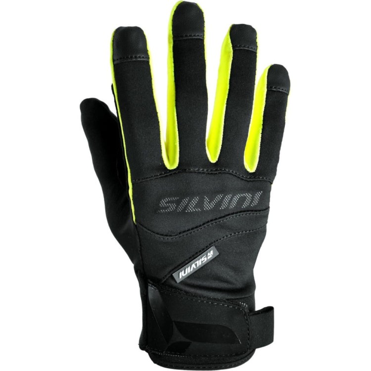 RĘKAWICZKI SILVINI FUSARO BLACK/NEON ROZ M